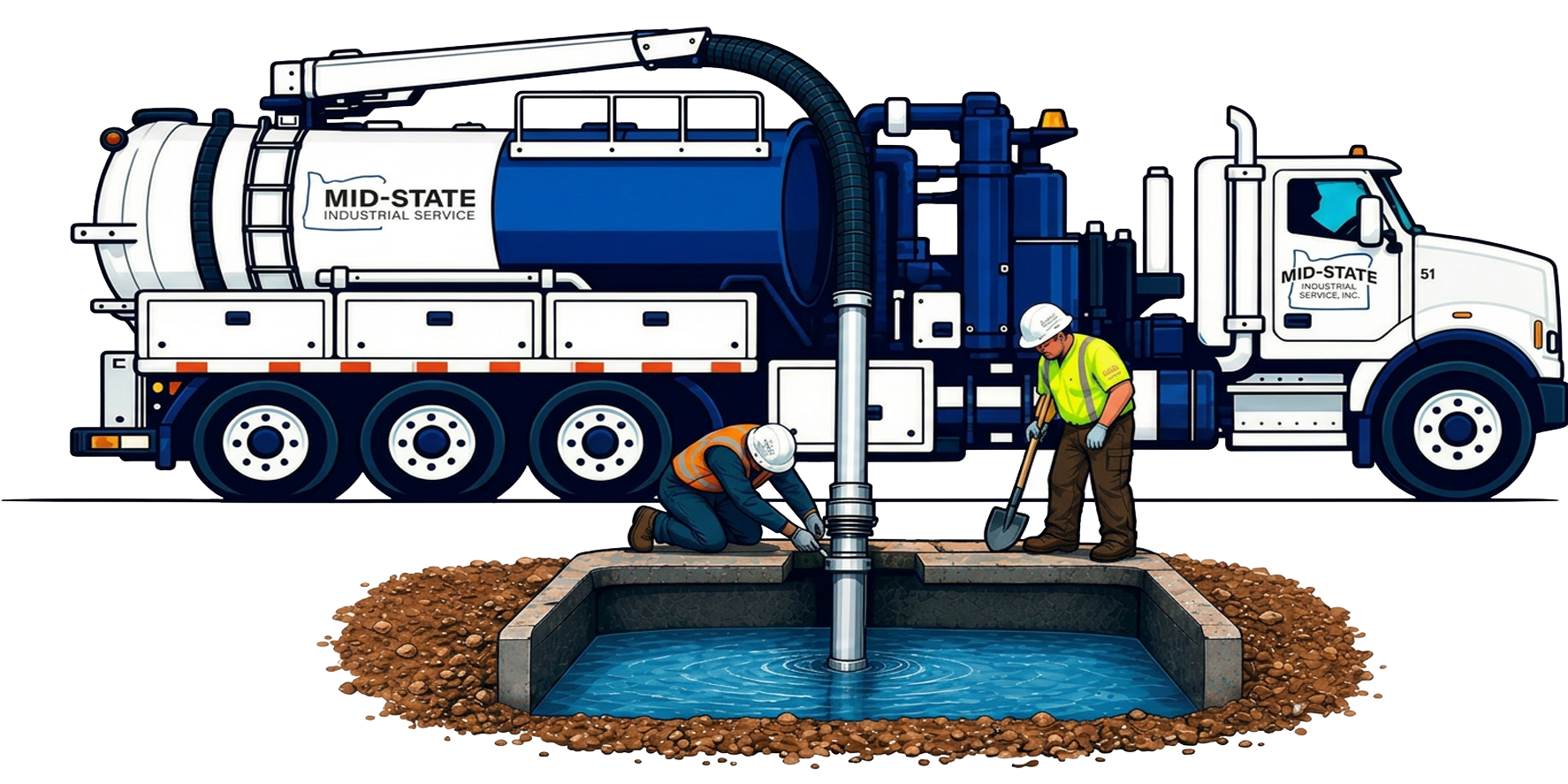 Mid-State Industrial Service tank cleaning equipment