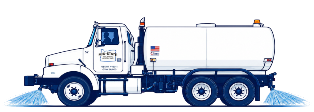 Mid-State Industrial Service water truck